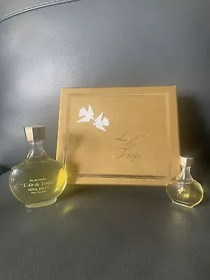 New Box*Nina Ricci L'Air Du Temps 1.7 Fl Oz EDT Splash & 1/3 Oz EDP Vintage Set • $65