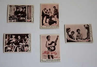 VTG 1966 Raybert MONKEES Trading Card Lot Of 5 Different Cards W/Puzzle On Back • $5.95