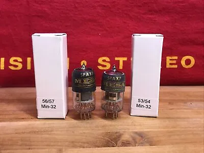 $49.95 • Buy Pair Mesa SPAX7-A  12AX7 Vacuum Tubes With Damper Good Tested 100%