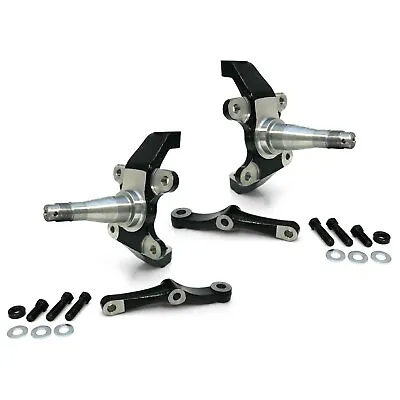 Pro Touring Mustang II IFS 2  Drop Spindles Forged Steel Fits Wilwood Brake • $315.70