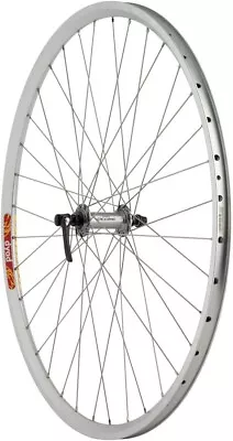 Silver Heavy Duty Velocity Dyad 700c Shimano Hub QR Rim Brake Front Wheel • $159