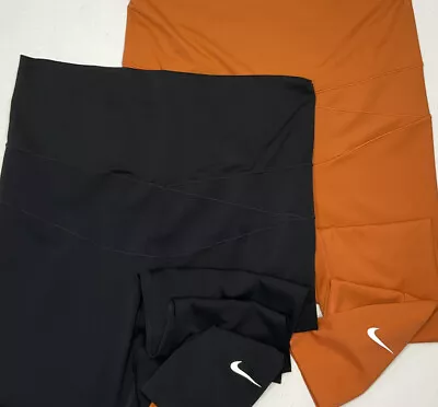 Nike One Maternity Leggings High Waisted Pants Lot Of 2 Short XL DH1587 EUC • $39.99