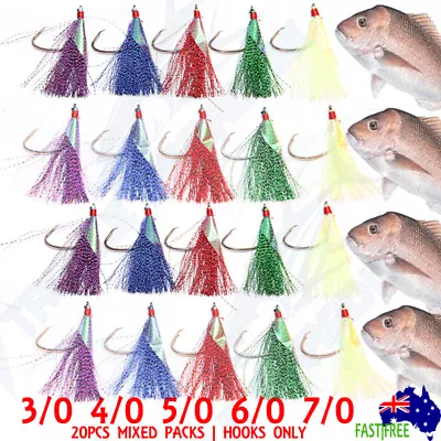 $9.95 • Buy Snapper Flasher Rigs Snatcher Circle Hooks Bellambi Flashers Rigz Paternoster /0