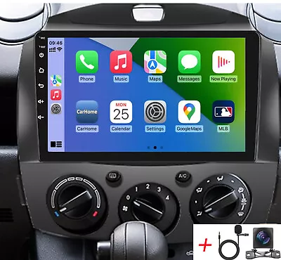 For Mazda 2 2007-2013 Carplay Android 12 Car Stereo Radio GPS NAVI Head Unit BT • $174.79