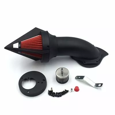 Black Spike Air Cleaner Intake Filter Kit For Honda Vtx1300 Vtx 1300 1986-2012 • $92.64