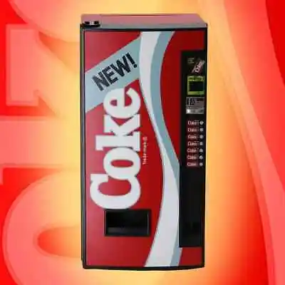 New Wave Toys/Rep:  1/6 Scale New Coke Vending Machine Mini Fridge • $289.95