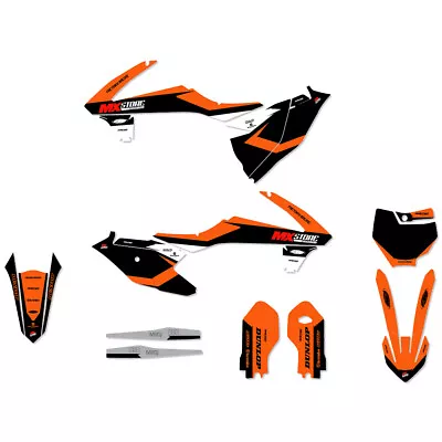 Ninetwo Decals KTM 85SX 18-24 Black Orange W/ Black BGS Graphics Kit • $189.95