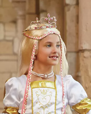 Girls Youth OS Chasing Fireflies Medieval Queen Princess Halloween Costume WIG  • $21.99
