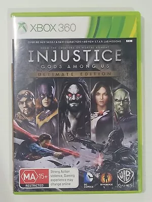 Injustice Gods Among Us Ultimate Edition - Microsoft Xbox 360 Game • $14.77