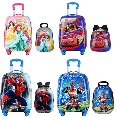 2PC Kids Luggage Set 18 Suitcase & 13  Kids Backpack Travel Rolling Carry On Bag • $58.99