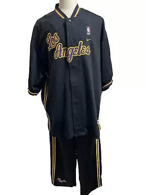 Nike Team Sports LA Lakers NBA Basketball Warm Up Suit 3XL 61 • $174.99