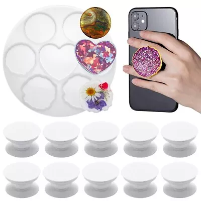 £8.53 • Buy Cell Phone Stand Holder Silicone Resin Molds Crystal Epoxy Casting Moulds