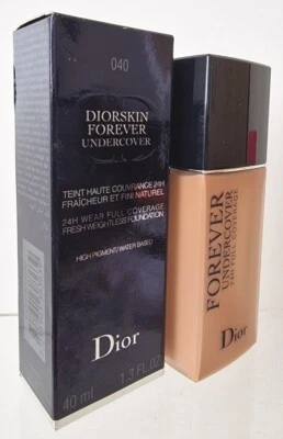 £24.90 • Buy DIOR DIORSKIN Forever Undercover Liquid Foundation Shade 040 HONEY BEIGE 40ml