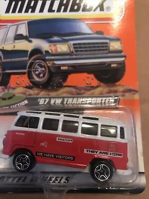 1967 VW TRANSPORTER VAN 1998 MATCHBOX- 20 Window Blister Is Creased On Bottom • $4.90