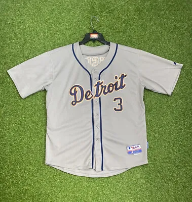 Ian Kinsler Detroit Tigers Jersey Size Large Size 48 Majestic Genuine Baseball • $39.50