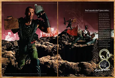 Microsoft SideWinder Game Voice Squad 2 Page Game Print Ad Poster Promo Art 2000 • $14.99