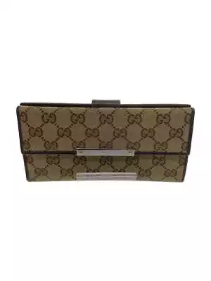 GUCCI Long Wallet _GG Crystal Canvas BRW Women's • $130.68