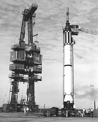 Liberty Bell 7 On The Launch Pad Gus Grissom - 8x10 Nasa Photo (ep-359) • $8.87
