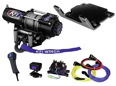 KFI A3000 Winch & Mount Kit - 2007-2014 Yamaha Grizzly & Kodiak 350/400 • $323.95