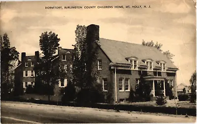 Burlington County Children's Home Dormitory Mt Holly NJ Antique Postcard 1940s • $6.57