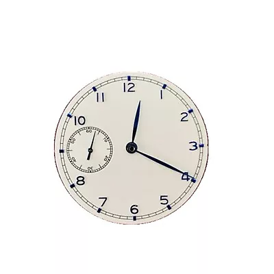 0.4mm Thickness 37mm Watch Dial White Face W/ Hands For ETA 6497 ST3600 Movement • $18.69