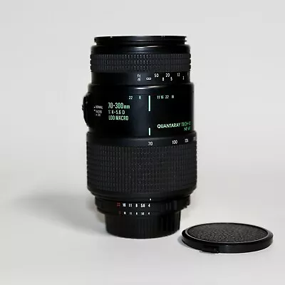 Quantaray Tech-10 NF AF 70-300mm 1:4 - 5.6D MACRO Lens With Nikon AF Mount • $32.77