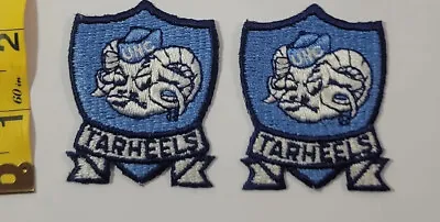 North Carolina UNC TAR HEEL Patches 2.5  X 1.75  College Football Patch Lot Of 2 • $7.99