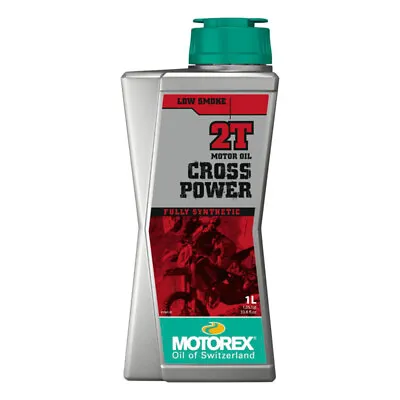 Motorex Cross Power 2T Full Synthetic Performance Motor Oil 1 Liter • $25.99