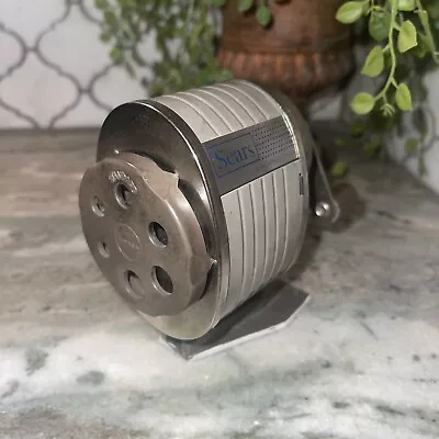 Sears Pencil Sharpener With Mountable Base - Numerous Holes- Vintage - Works -D • $9.99