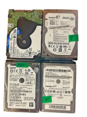 (LOT Of 57) Mixed Major Brand And Size  2.5  Laptop Hard Drives • $220.77