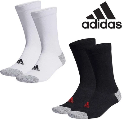 $34.91 • Buy ADIDAS Golf Mens Tour Crew Sports Gym Running Socks - Pack Of 1
