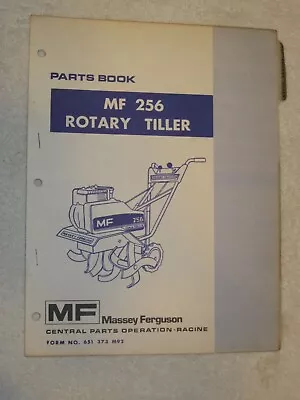 Original Massey Ferguson Mf 256 Rotary Tiller Parts Book Manual • $14.99