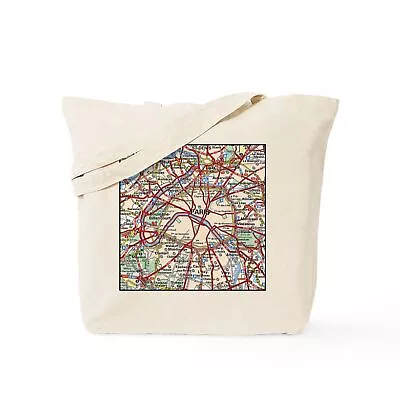 CafePress Map Of Paris France Tote Bag (1383902908) • $10.99