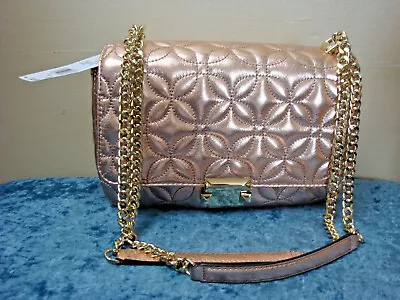 Michael Kors Sloan Large Chain Quilted-Leather Shoulder Bag~Lt Rose Gold~NWT!!! • $129.99