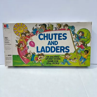 Vintage Chutes And Ladders Board Game 1978 Milton Bradley Complete #4555 Extras • $10.99