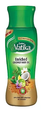 Dabur Vatika Enriched Coconut Hair Oil 150 Ml For Nourishinig Strong Hairs • $16.14
