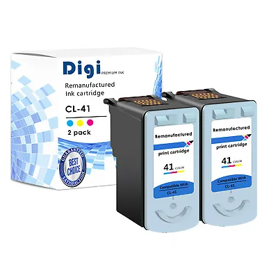 2 PK CL-41 Color Ink Cartridge For Canon PIXMA MP460 MP470 MX300 IP1700 IP1800 • $26.85