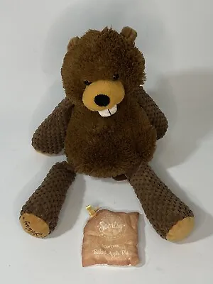 Birch The Beaver Scentsy Buddy Plush 15  Baked Apple Pie Scent Pack • $11.95