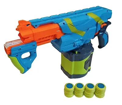 Nerf Vortex Pyragon Disc Blaster W Drum Magazine & 19 Discs • $36.94