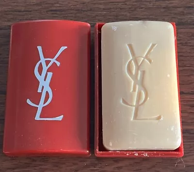 Vintage Yves Saint Laurent Soap Plastic Case Travel Sized YSL Unused / Unsealed • £7.91