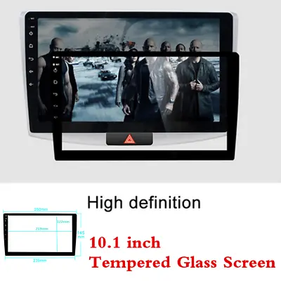 10.1 Inch HD Navigation Screen Protector Film Tempered Glass For Car Audio GPS • $22.40