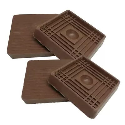 £5.15 • Buy Furniture Feet Floor Protectors Castor Cups Pads Rubber Chairs Carpet 4 Pack UK