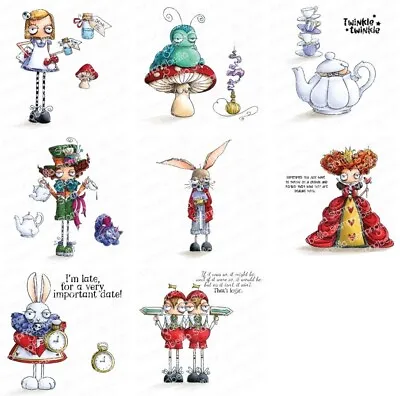 ODDBALL ALICE IN WONDERLAND THEME-Stamping Bella Rubber Stamp-Stamping Craft-AIW • $25.99