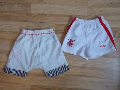 £5.99 • Buy Baby Boy's Marese And Umbro Blue And White Shorts 6-12 Months 