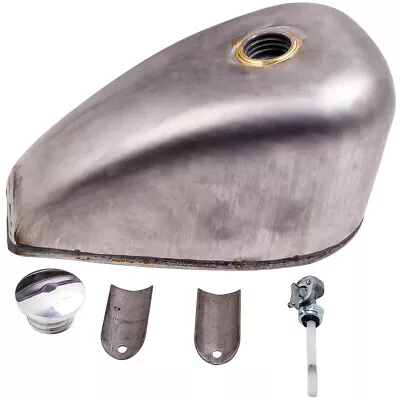 2.4 Gallon Gas Fuel Tank For Harley-Davidson For Sportster 55-1978 Motor Bike • $87