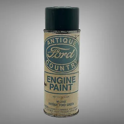 Vintage Ford Antique Country Green M-200 Paint Can  Paper Label • $19