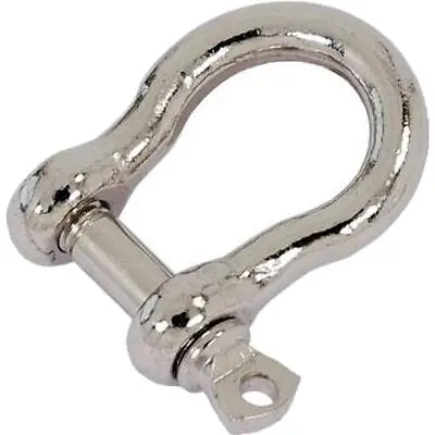 Neilsen Large Galvanised Steel Lifting Towing Bow Dee D Link Shackles 10mm • £3.69