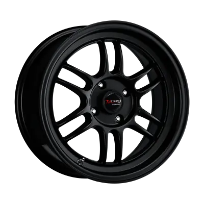 1 New Flat Black Full Painted 15X7 40 4-100 Drag DR-21 Wheel • $123