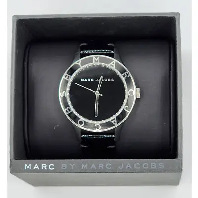 Marc By Marc Jacobs MBM1087 Black Patent Leather Watch - New In Box • $89