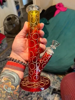 Bong 10 Inch Heavy Thick Glass BONG Glass Water Pipe • $29.99